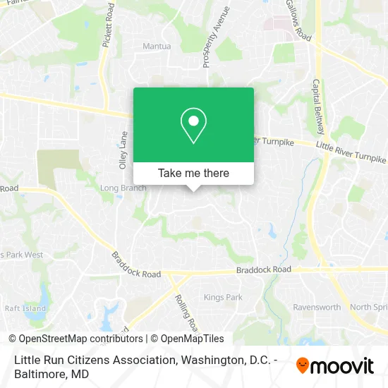 Little Run Citizens Association map