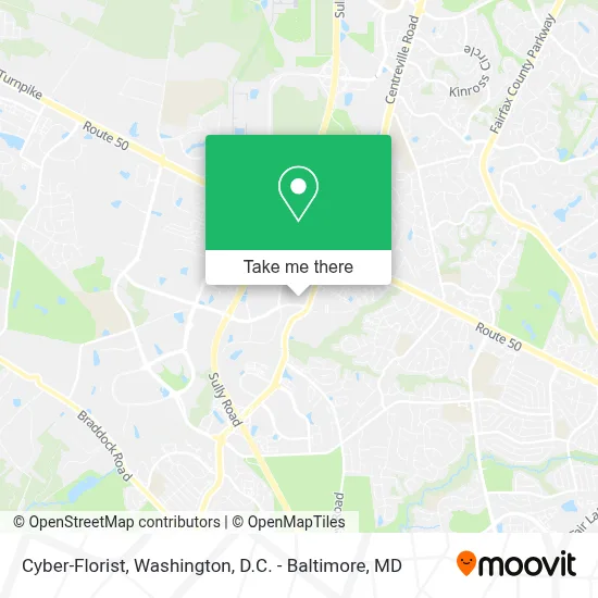 Cyber-Florist map
