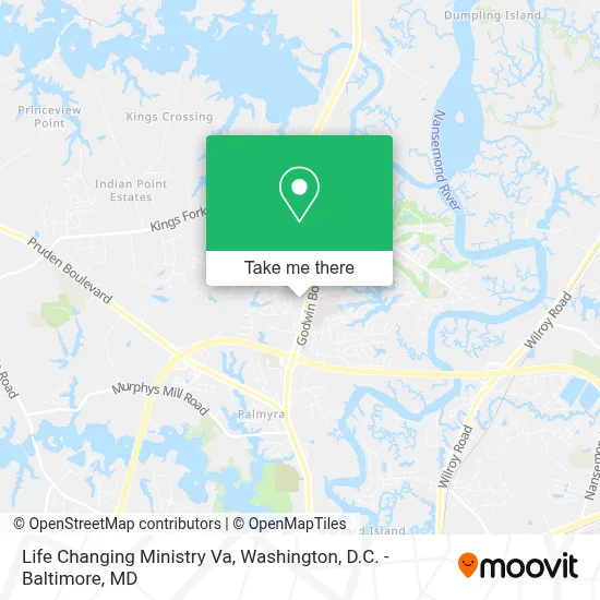 Life Changing Ministry Va map