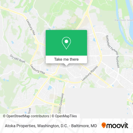 Atoka Properties map