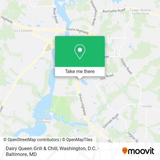 Dairy Queen Grill & Chill map