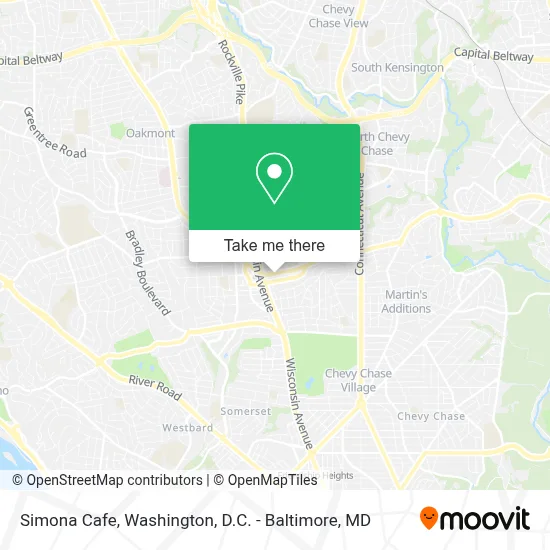 Simona Cafe map