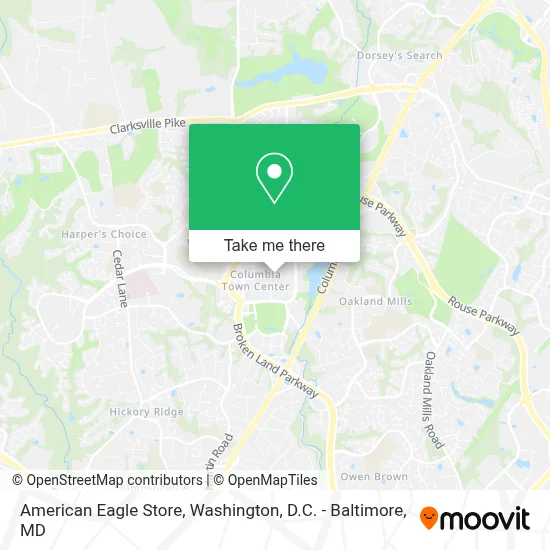 American Eagle Store map