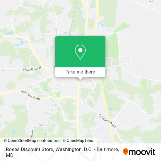 Roses Discount Store map