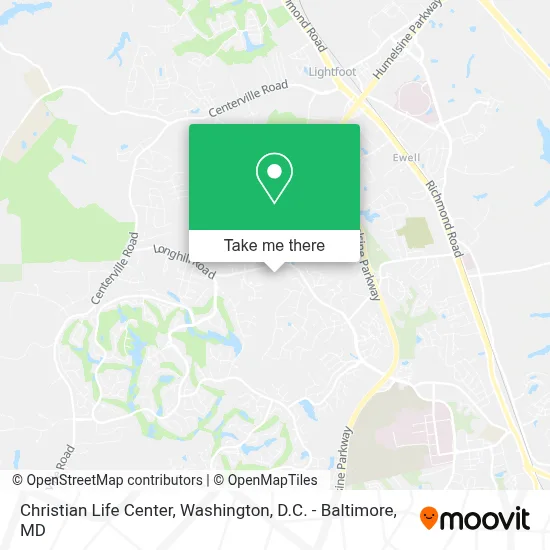 Christian Life Center map