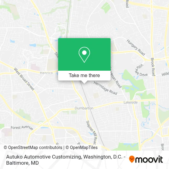 Autuko Automotive Customizing map