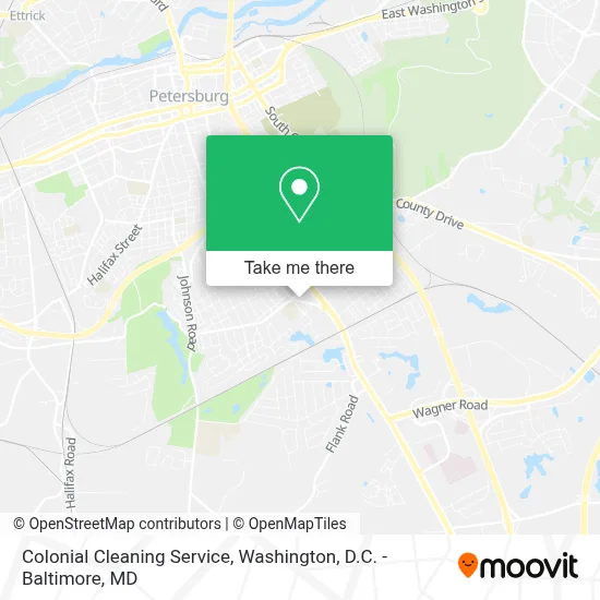 Colonial Cleaning Service map