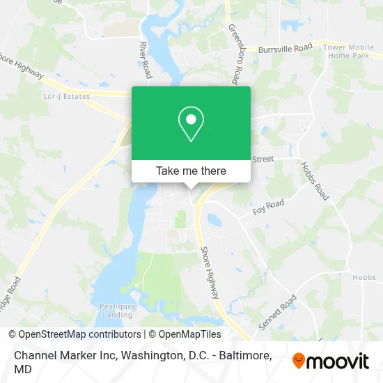 Channel Marker Inc map