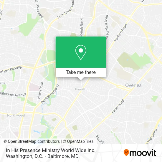 In His Presence Ministry World Wide Inc. map