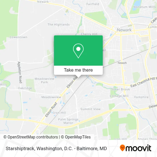 Starshiptrack map