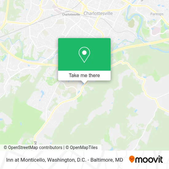 Inn at Monticello map