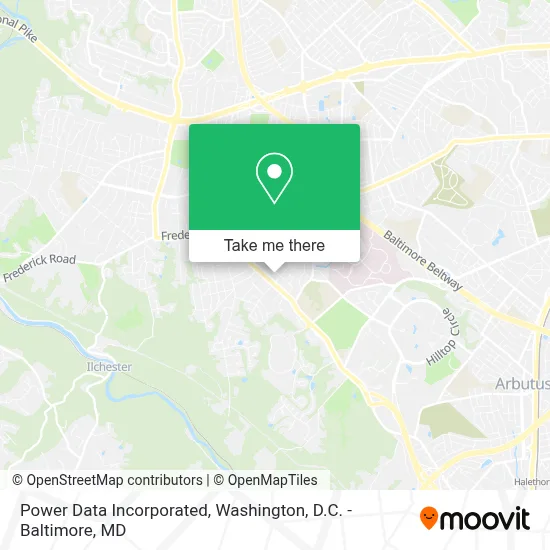 Power Data Incorporated map