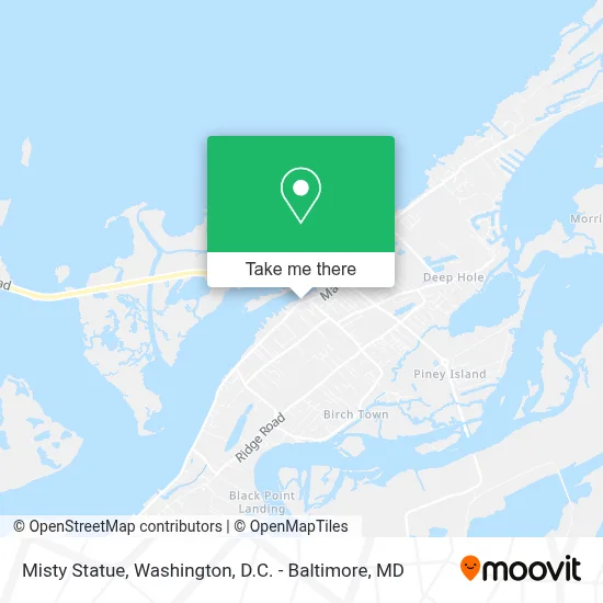 Misty Statue map