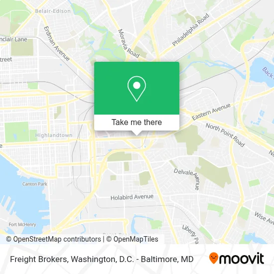 Freight Brokers map