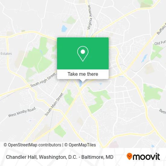Chandler Hall map