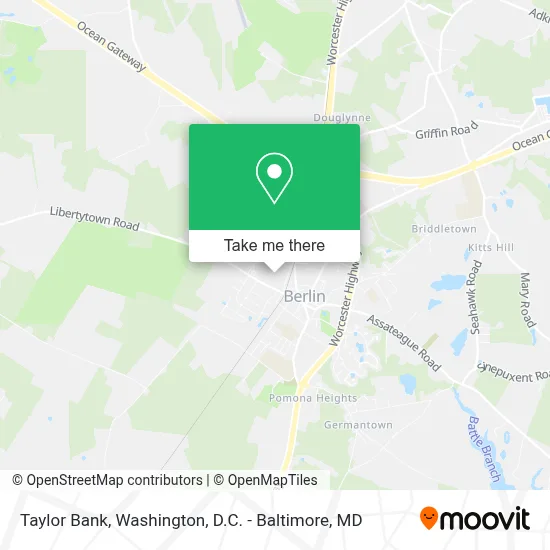 Taylor Bank map