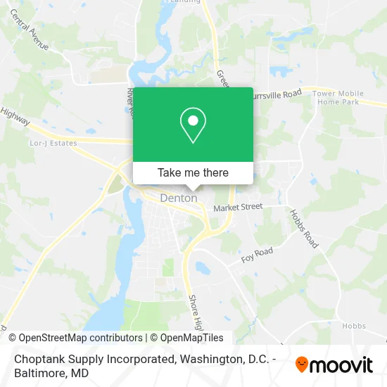 Choptank Supply Incorporated map