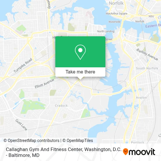 Callaghan Gym And Fitness Center map