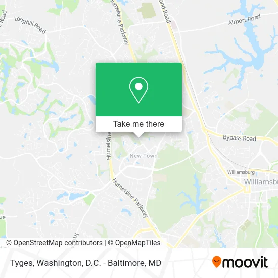 Tyges map