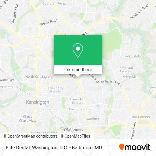 Elite Dental map