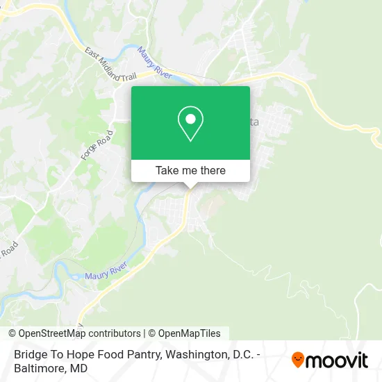 Bridge To Hope Food Pantry map