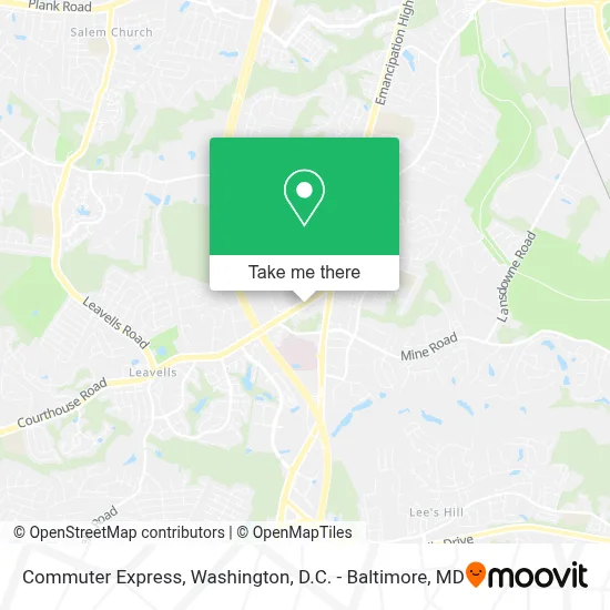 Commuter Express map
