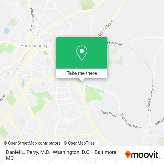 Daniel L. Perry, M.D. map