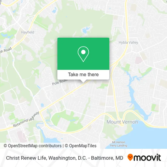 Christ Renew Life map