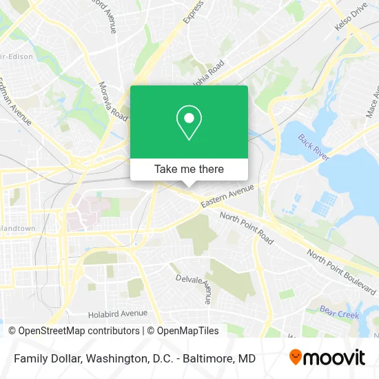 Family Dollar map