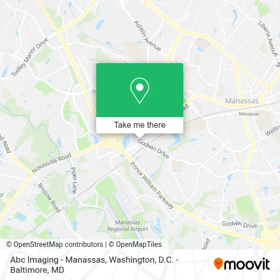 Abc Imaging - Manassas map