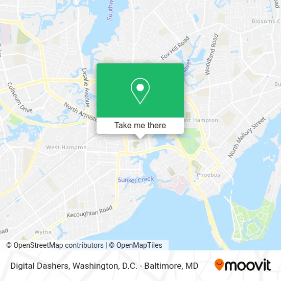Digital Dashers map