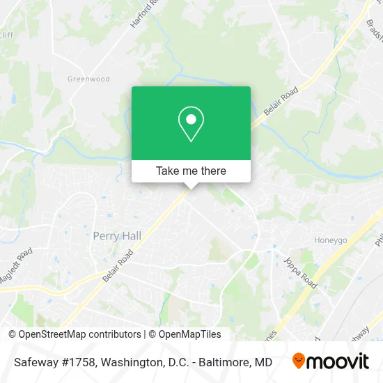 Safeway #1758 map