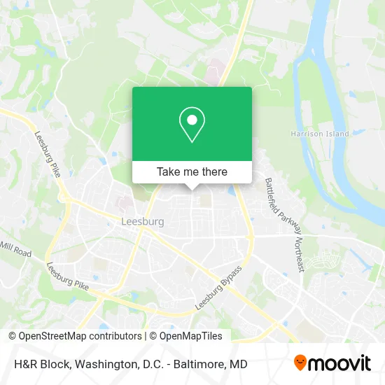 H&R Block map