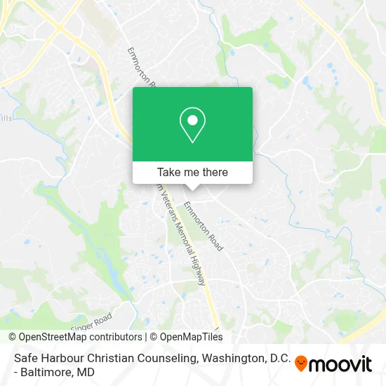 Safe Harbour Christian Counseling map