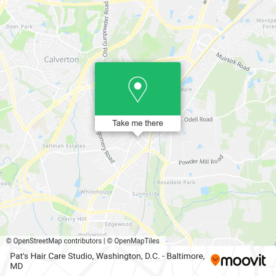 Pat's Hair Care Studio map