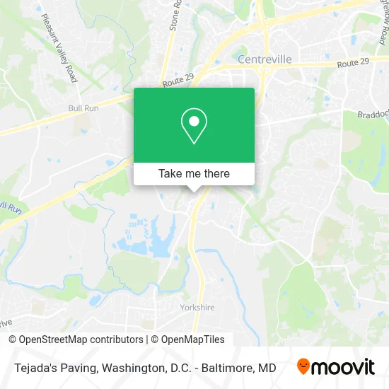 Tejada's Paving map