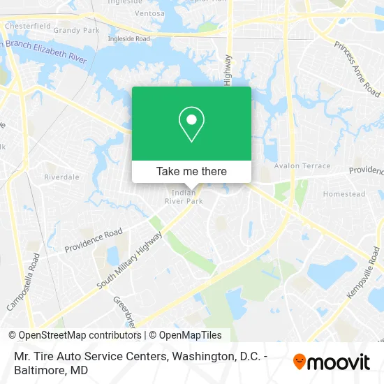Mr. Tire Auto Service Centers map