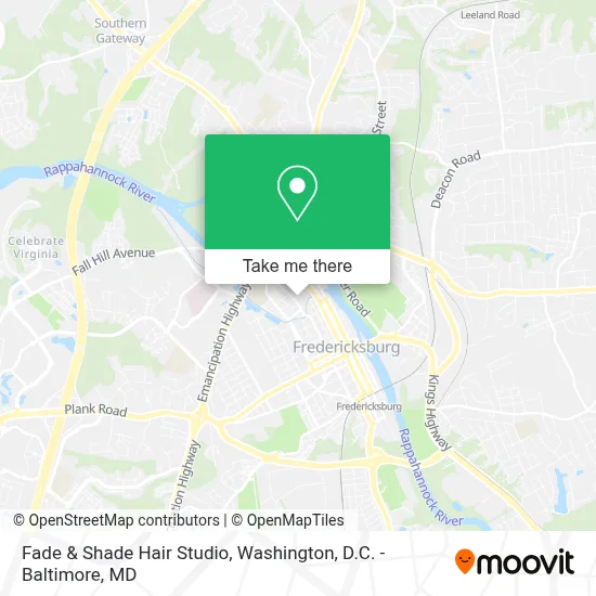 Fade & Shade Hair Studio map