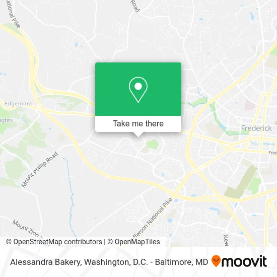 Alessandra Bakery map