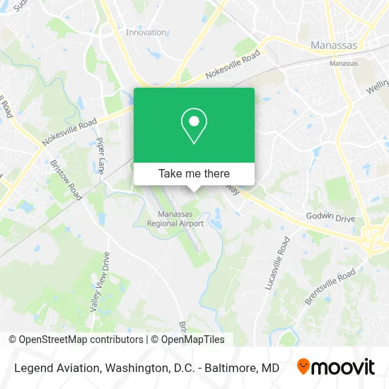 Legend Aviation map