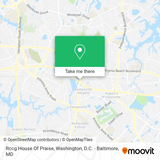 Rccg House Of Praise map