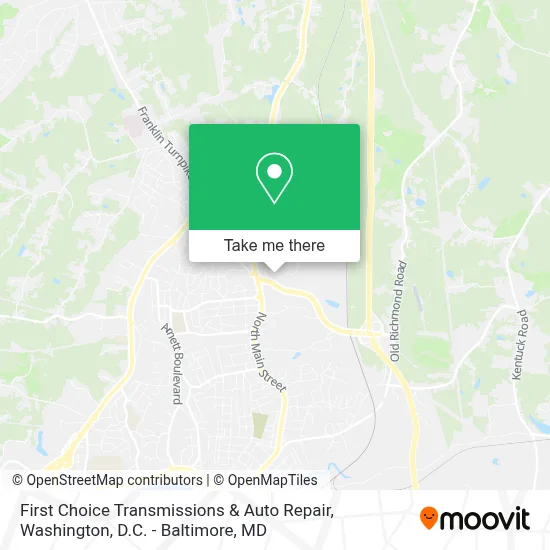 First Choice Transmissions & Auto Repair map