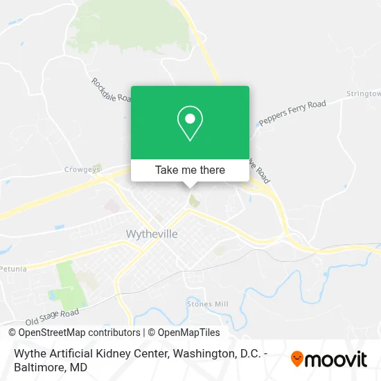 Wythe Artificial Kidney Center map