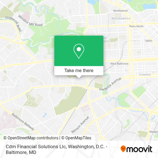 Cdm Financial Solutions Llc map