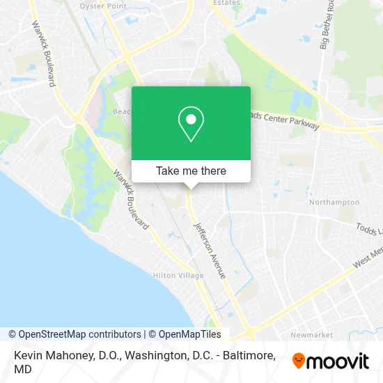 Kevin Mahoney, D.O. map
