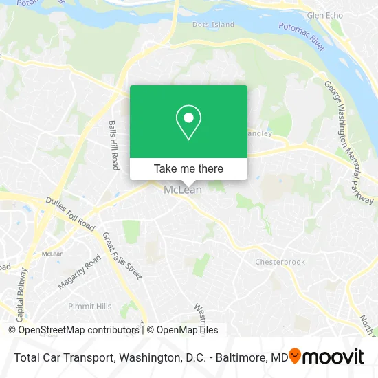 Total Car Transport map