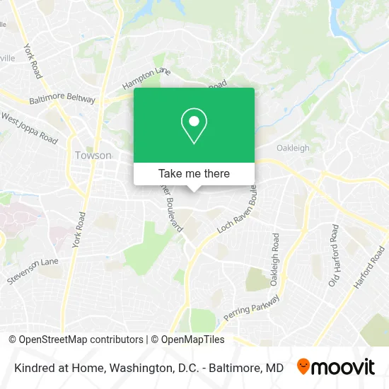 Kindred at Home map