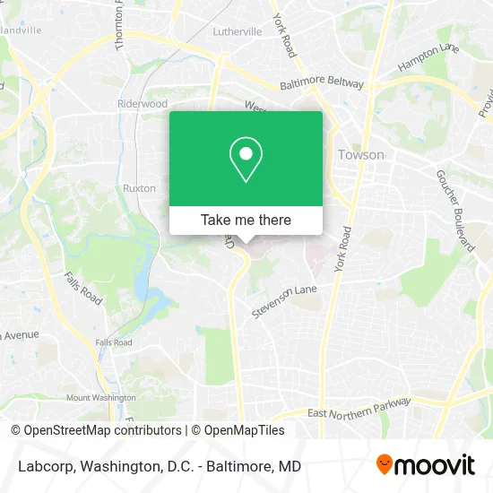 Labcorp map