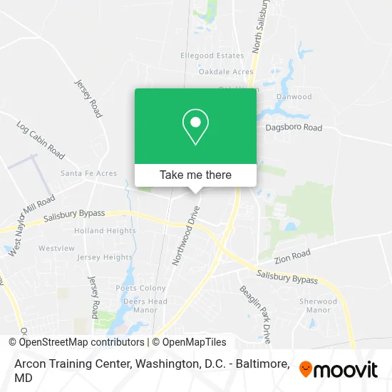 Arcon Training Center map