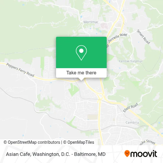 Asian Cafe map